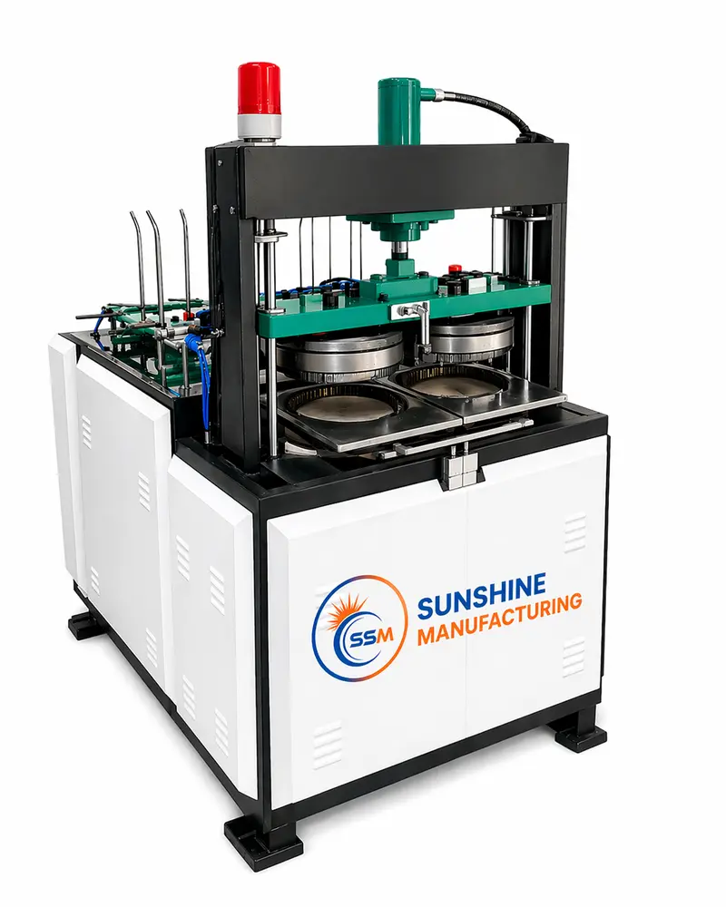 Sunshine Manufacturing fully automatic buffet plate making machine